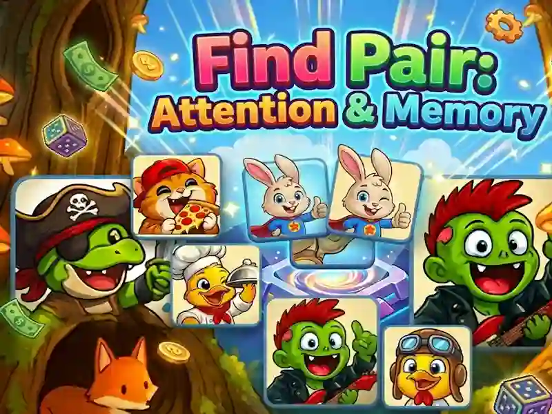 Juego Find Pair: Attention & Memory en línea