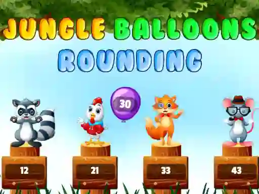 Juego Jungle balloons rounding en línea