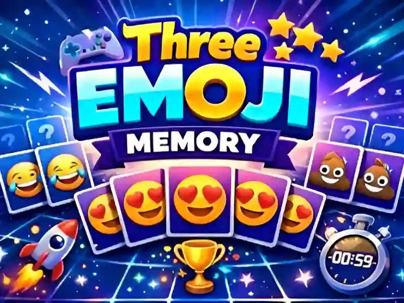 Juego Three Emoji Memory en línea