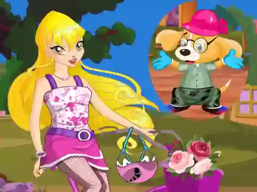 Juego Winx Stella and Puppy en línea