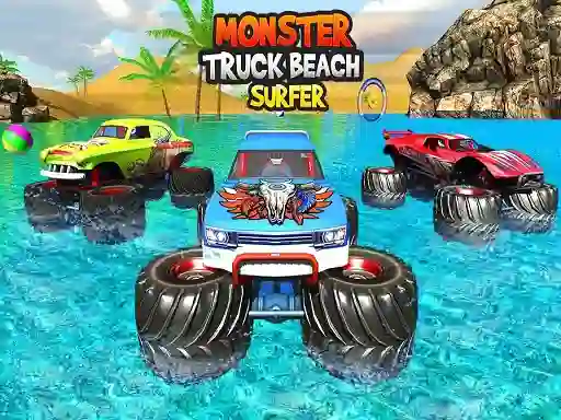 Juego Monster Truck Beach Surfing en línea