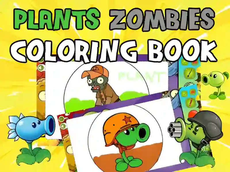 Juego Plants vs Zombies Coloring en línea