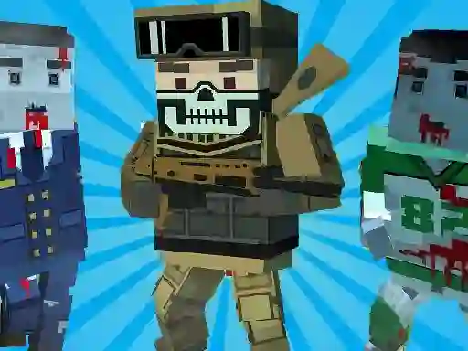 Juego Blocky Shooting Arena 3D Pixel en línea