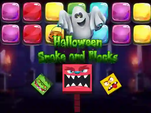 Juego Halloween Snake and Blocks en línea