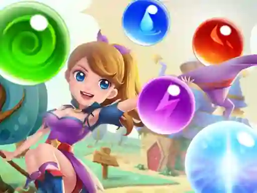 Juego Magical Saga Bubble Witch Shooter en línea