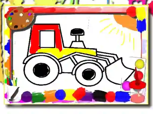 Juego Back to School: Kids Car Coloring en línea