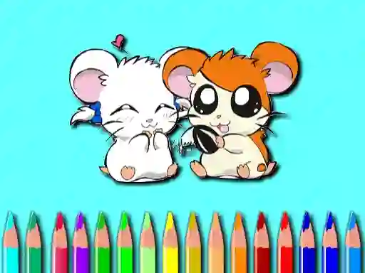Juego Hamster Coloring Book en línea