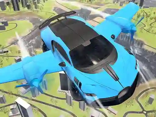 Juego Real Sports Flying Car 3d en línea