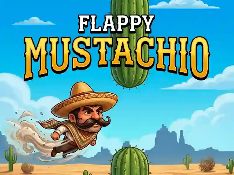 Juego Flappy Mustachio en línea