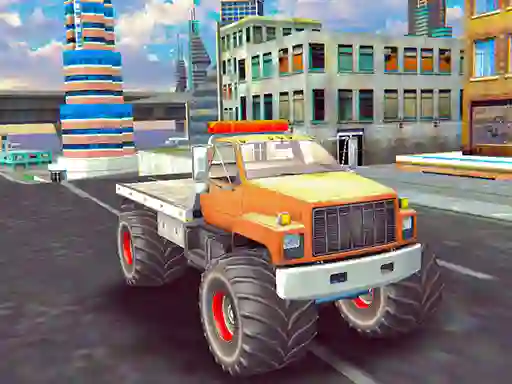 Juego Monster Truck Stunts Free Jeep Racing en línea