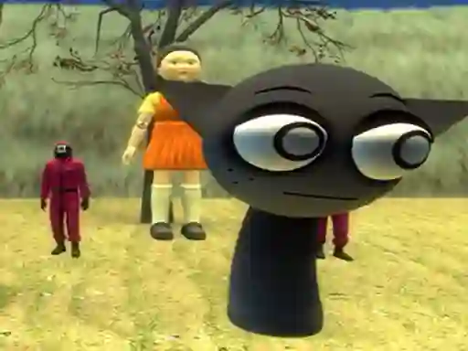 Juego Squid Game Sprunki Hide en línea