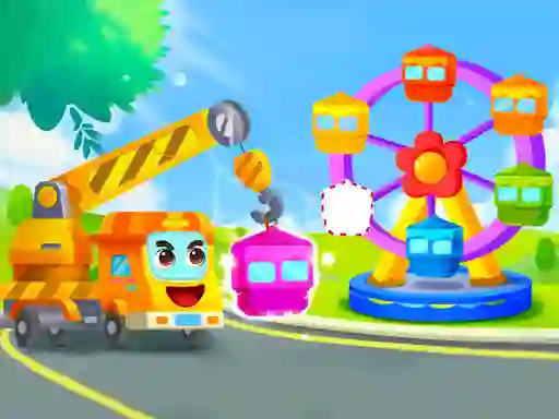 Juego Little Panda Truck Team en línea
