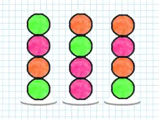 Juego Ball Sort Paper Note en línea