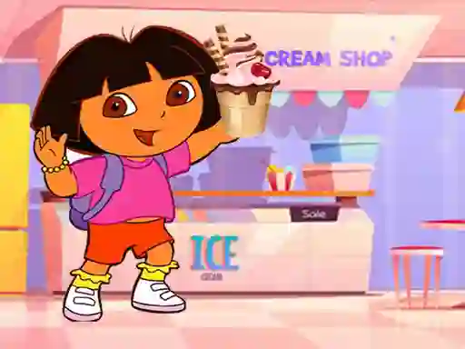 Juego Ice Cream Maker With Dora en línea