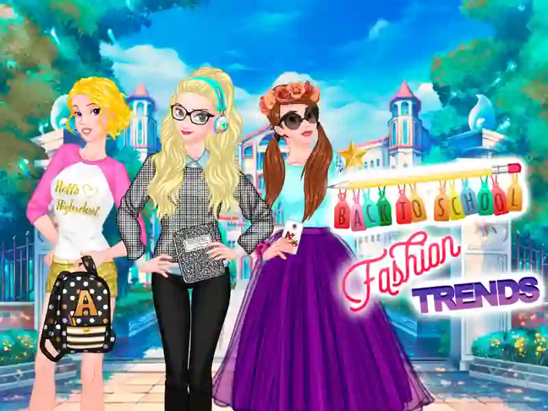 Juego Back To School Fashion Trends en línea