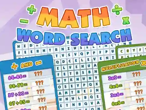 Juego Math Word Search en línea