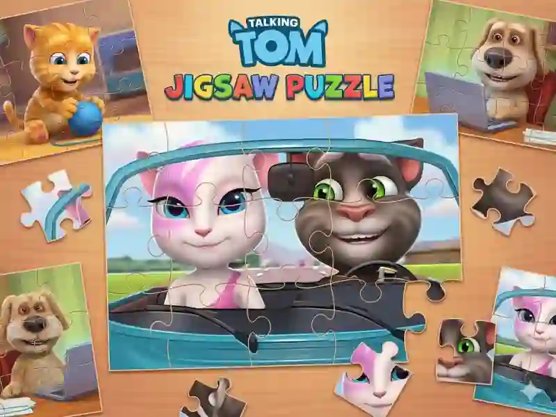 Juego Talking Tom Jigsaw Puzzle en línea