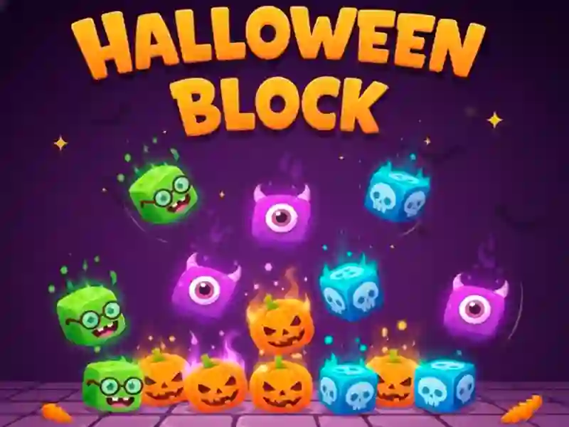 Juego Halloween Block en línea