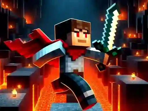 Juego Mineblock Obby en línea