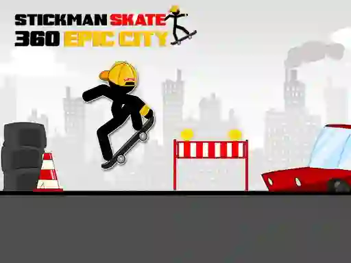 Juego Stickman Skate 360 Epic City en línea