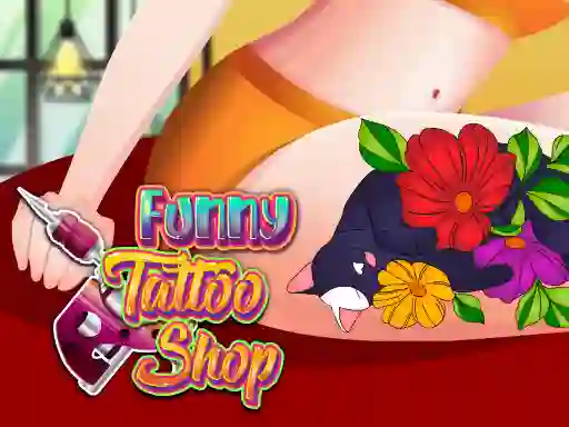 Juego Funny Tattoo Shop en línea