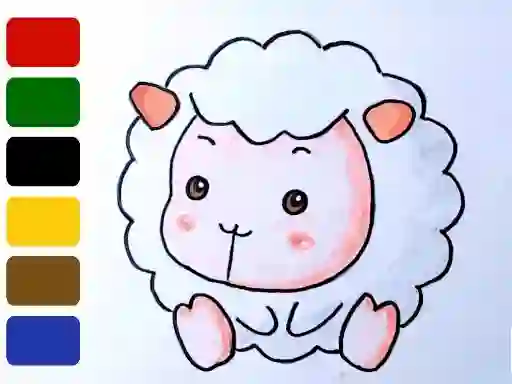 Juego Baby sheep ColoringBook en línea