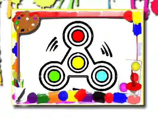 Juego Fidget Spinner Coloring Book en línea