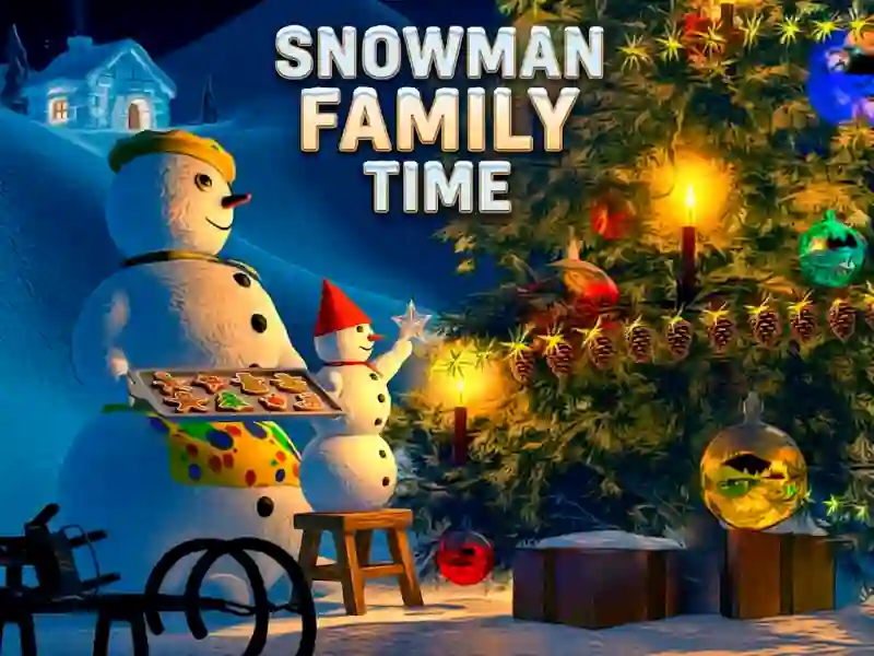 Juego Snowman Family Time en línea