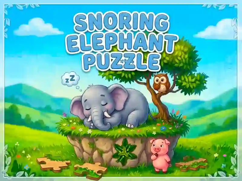 Juego Snoring Elephant Puzzle en línea