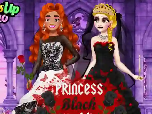 Juego Princess Black Wedding Dress en línea