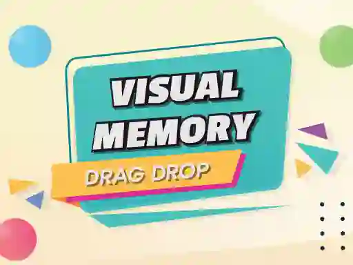 Juego Visual Memory Drag Drop en línea