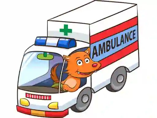Juego Cartoon Ambulance Puzzle en línea