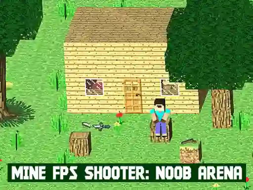 Juego Mine FPS Shooter: Noob Arena en línea