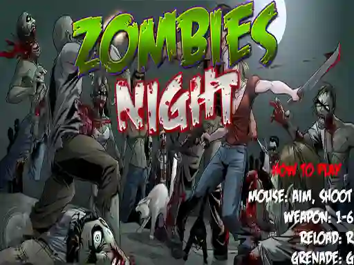 Juego Zombies Night en línea