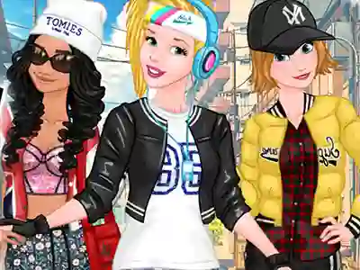 Juego Princesses Sporty & Funky Day en línea