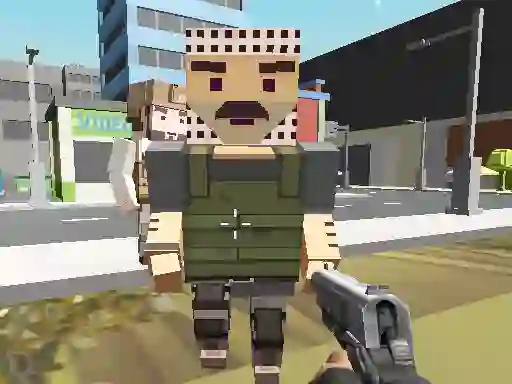 Juego Block Pixel Cop: Gun Craft In Robbers World en línea