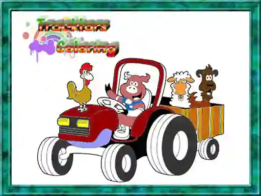 Juego Tractor Coloring Pages en línea