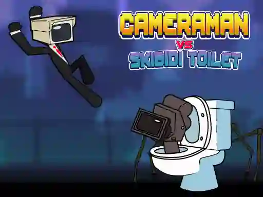 Juego Cameraman vs Skibidi Toilet en línea