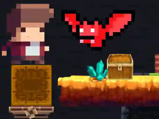 Juego Tiny Man and Red Bat en línea