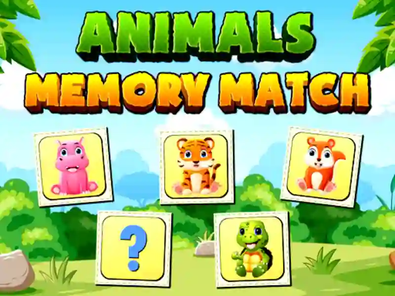 Juego Animals Memory Match en línea