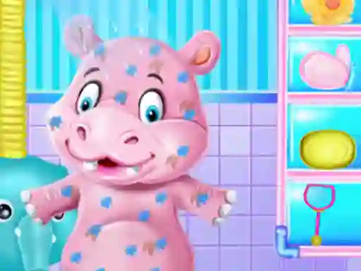 Juego Baby Hippo Bath Time en línea