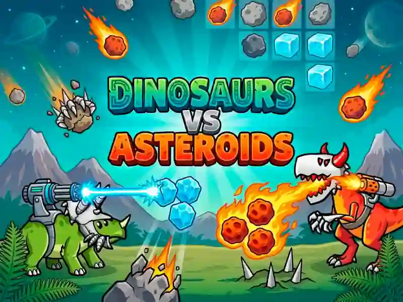Juego Dinosaurs vs Asteroids en línea