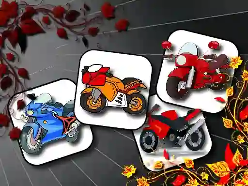 Juego Cartoon Motorbikes Memory en línea