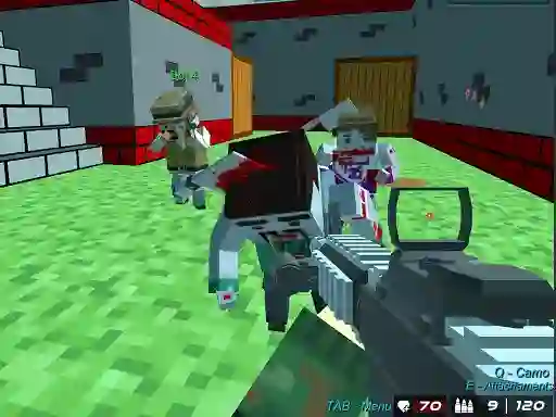 Juego Blocky Wars Advanced Combat Swat en línea