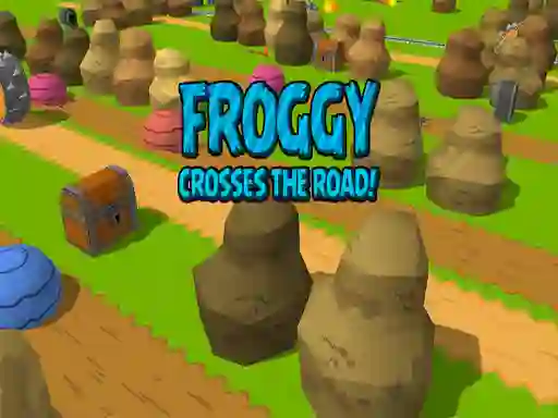 Juego Froggy Crosses The Road! en línea
