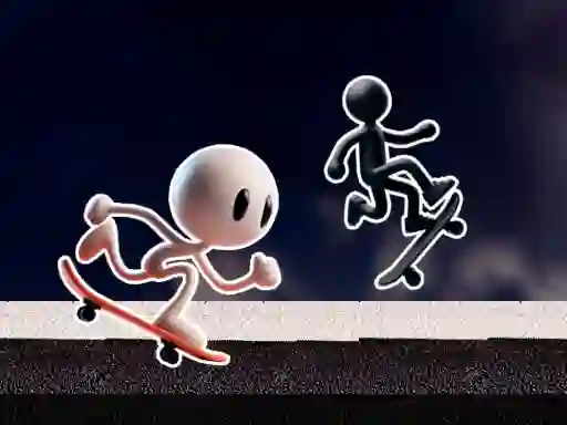 Juego Black and White Stickman en línea
