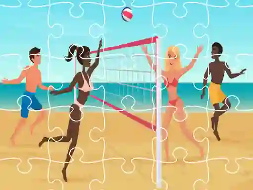 Juego Beach Volleyball Jigsaw en línea