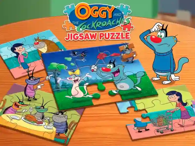 Juego Oggy and the Cockroaches Jigsaw Puzzle en línea
