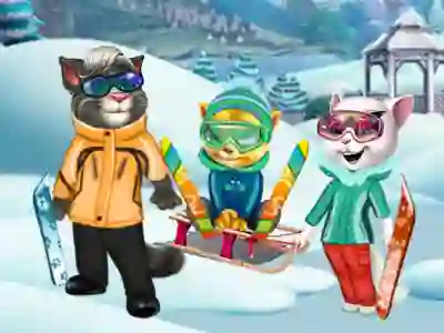 Juego Cats Winter Fun en línea