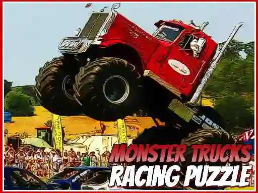 Juego Monster Trucks Racing Puzzle en línea